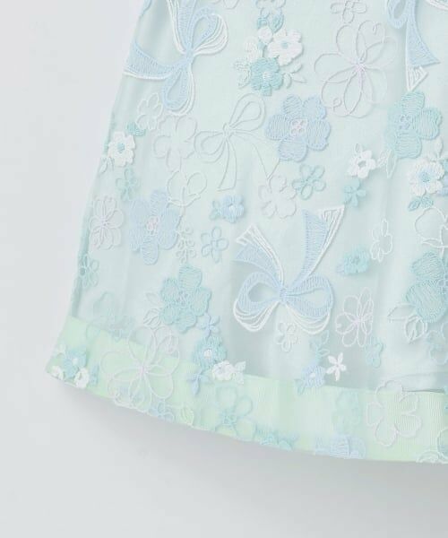 mezzo piano / メゾピアノ ドレス | お花刺しゅう　ドレス | 詳細4