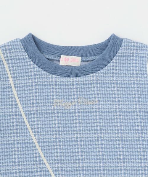 mezzo piano / メゾピアノ ミニ丈・ひざ丈ワンピース | ネコポシェット　カットジャガードチェック　ワンピース | 詳細2