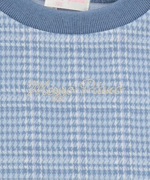 mezzo piano / メゾピアノ ミニ丈・ひざ丈ワンピース | ネコポシェット　カットジャガードチェック　ワンピース | 詳細3