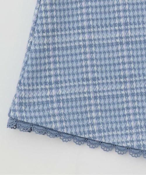 mezzo piano / メゾピアノ ミニ丈・ひざ丈ワンピース | ネコポシェット　カットジャガードチェック　ワンピース | 詳細9