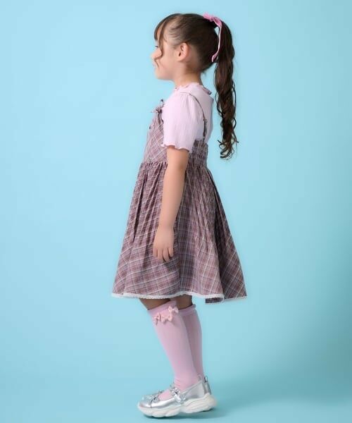 mezzo piano / メゾピアノ ミニ丈・ひざ丈ワンピース | チェックプリーツ　キャミワンピース | 詳細12