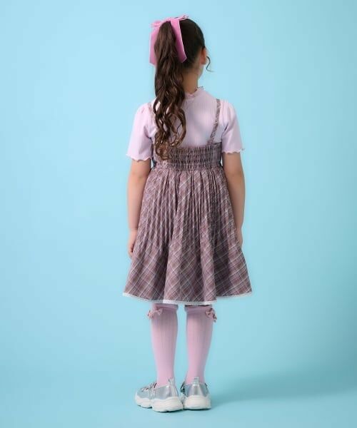 mezzo piano / メゾピアノ ミニ丈・ひざ丈ワンピース | チェックプリーツ　キャミワンピース | 詳細13