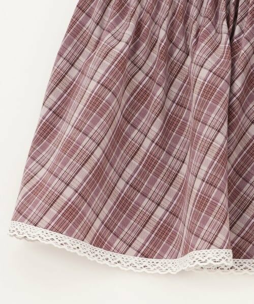 mezzo piano / メゾピアノ ミニ丈・ひざ丈ワンピース | チェックプリーツ　キャミワンピース | 詳細4