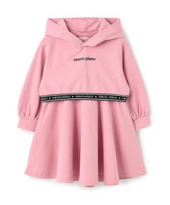 mezzo piano / メゾピアノ パーカー | ラインストーンパーカ＆半袖ワンピースセット