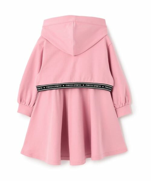 mezzo piano / メゾピアノ パーカー | ラインストーンパーカ＆半袖ワンピースセット | 詳細1
