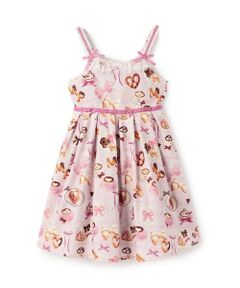 mezzo piano / メゾピアノ ミニ丈・ひざ丈ワンピース | カフェ柄　キャミワンピース