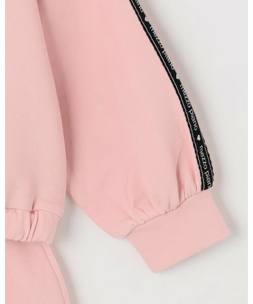 mezzo piano / メゾピアノ スウェット | セーラーハーフZIP　ロゴラインスカパン　セット | 詳細6