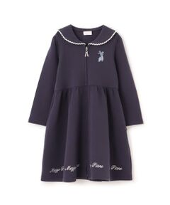 mezzo piano / メゾピアノ ミニ丈・ひざ丈ワンピース | 【バレエ】セーラー前開きカットワンピース