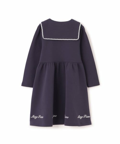 mezzo piano / メゾピアノ ミニ丈・ひざ丈ワンピース | 【バレエ】セーラー前開きカットワンピース | 詳細1
