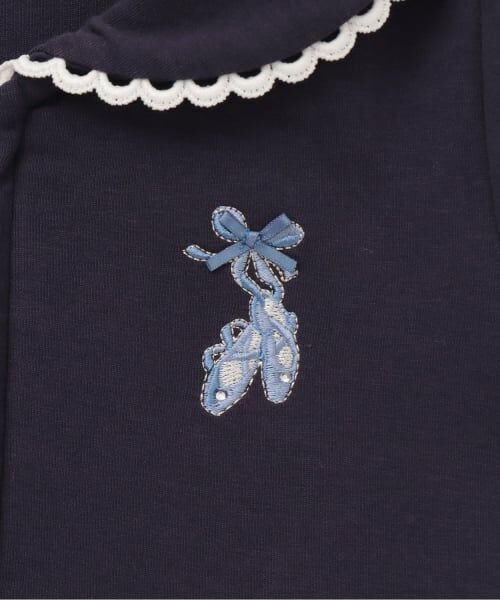 mezzo piano / メゾピアノ ミニ丈・ひざ丈ワンピース | 【バレエ】セーラー前開きカットワンピース | 詳細4