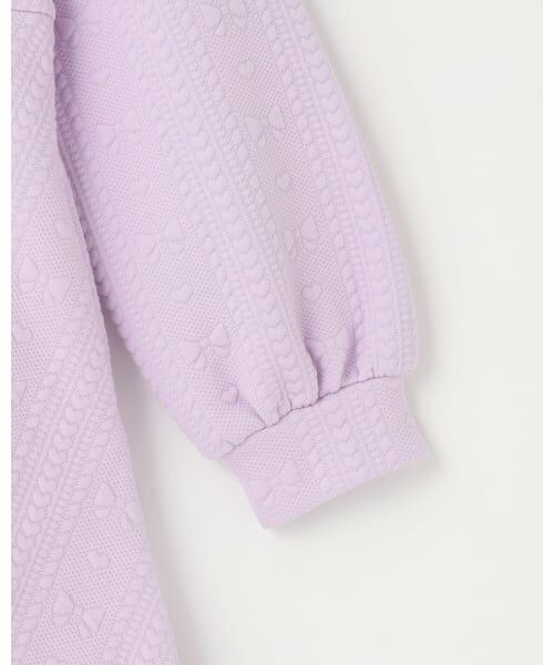 mezzo piano / メゾピアノ ミニ丈・ひざ丈ワンピース | (バレエ)スカラップ衿　前開きカッジャガードトワンピース | 詳細4