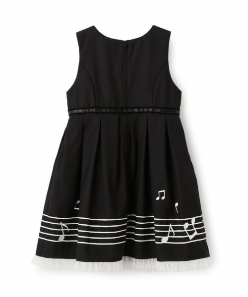 mezzo piano / メゾピアノ ミニ丈・ひざ丈ワンピース | 音符ジャンパースカート | 詳細1