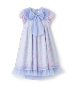 mezzo piano / メゾピアノ ミニ丈・ひざ丈ワンピース | 【Premium line】アリス刺しゅうチュールワンピース