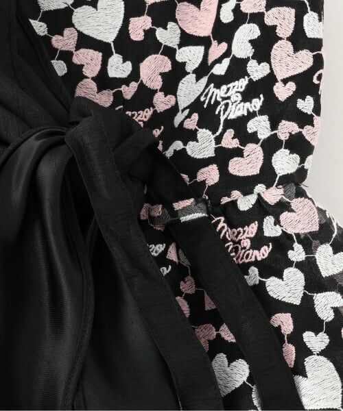 mezzo piano / メゾピアノ ミニ丈・ひざ丈ワンピース | 【Premium line】ハートロゴレース　ワンピース | 詳細3