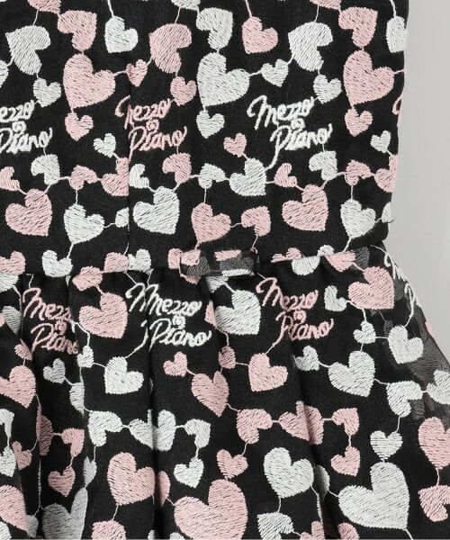 mezzo piano / メゾピアノ ミニ丈・ひざ丈ワンピース | 【Premium line】ハートロゴレース　ワンピース | 詳細4