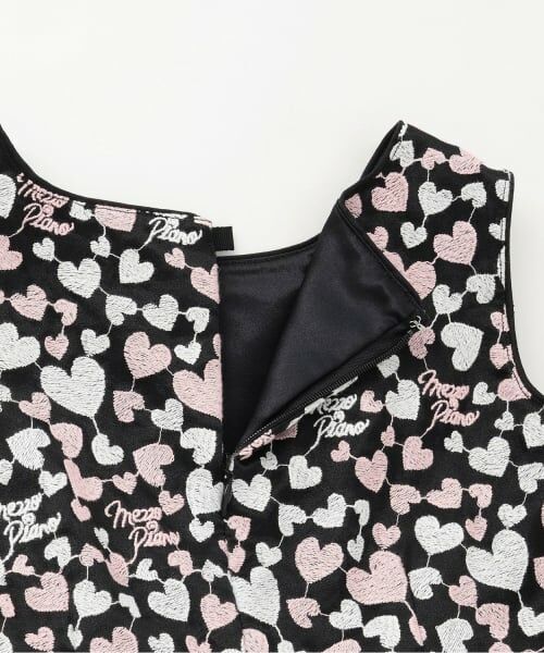 mezzo piano / メゾピアノ ミニ丈・ひざ丈ワンピース | 【Premium line】ハートロゴレース　ワンピース | 詳細7