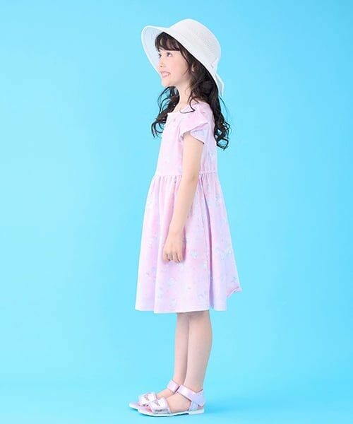 mezzo piano / メゾピアノ ミニ丈・ひざ丈ワンピース | シェル柄　カットワンピース　ネックレスつき | 詳細15