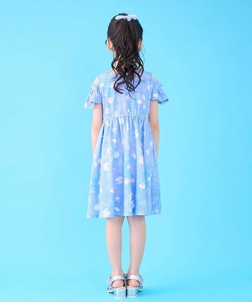 mezzo piano / メゾピアノ ミニ丈・ひざ丈ワンピース | シェル柄　カットワンピース　ネックレスつき | 詳細19