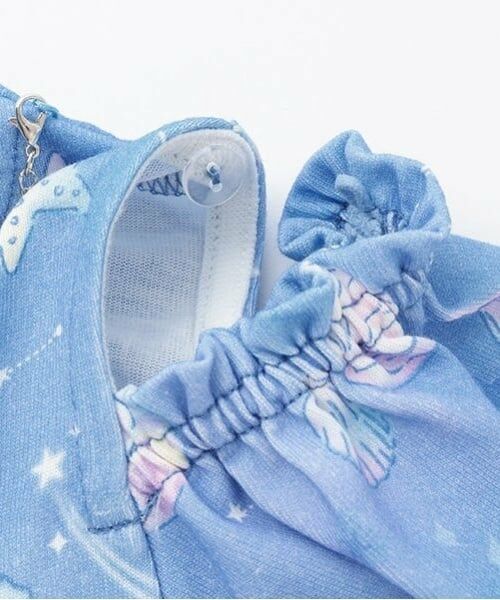 mezzo piano / メゾピアノ ミニ丈・ひざ丈ワンピース | シェル柄　カットワンピース　ネックレスつき | 詳細4