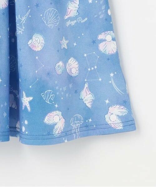 mezzo piano / メゾピアノ ミニ丈・ひざ丈ワンピース | シェル柄　カットワンピース　ネックレスつき | 詳細8