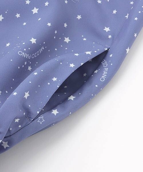 mezzo piano / メゾピアノ ミニ丈・ひざ丈ワンピース | 星柄・ギンガム　キャミワンピース＆Tシャツセット | 詳細10