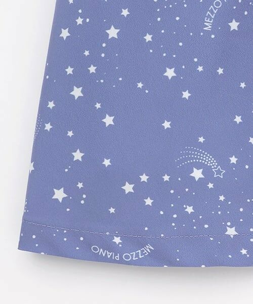 mezzo piano / メゾピアノ ミニ丈・ひざ丈ワンピース | 星柄・ギンガム　キャミワンピース＆Tシャツセット | 詳細11