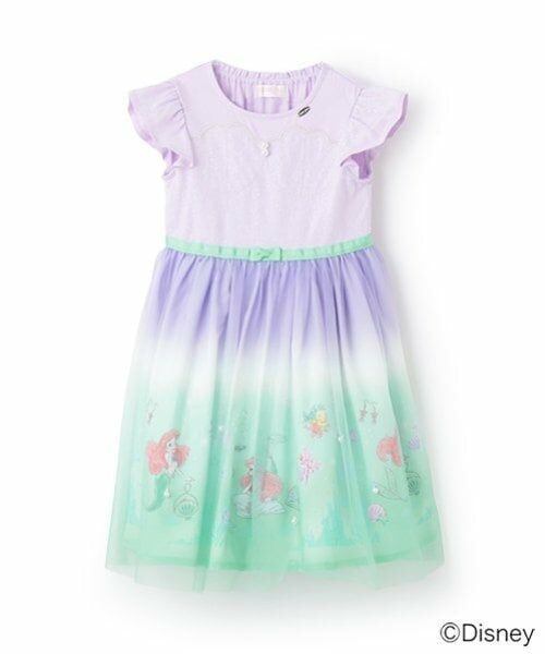 mezzo piano / メゾピアノ ミニ丈・ひざ丈ワンピース | 【Disneyアリエル】なりきりワンピース | 詳細12