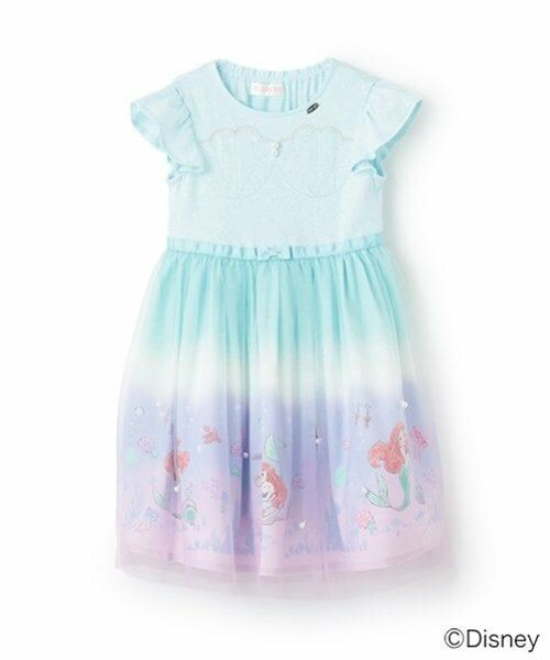 mezzo piano / メゾピアノ ミニ丈・ひざ丈ワンピース | 【Disneyアリエル】なりきりワンピース | 詳細13