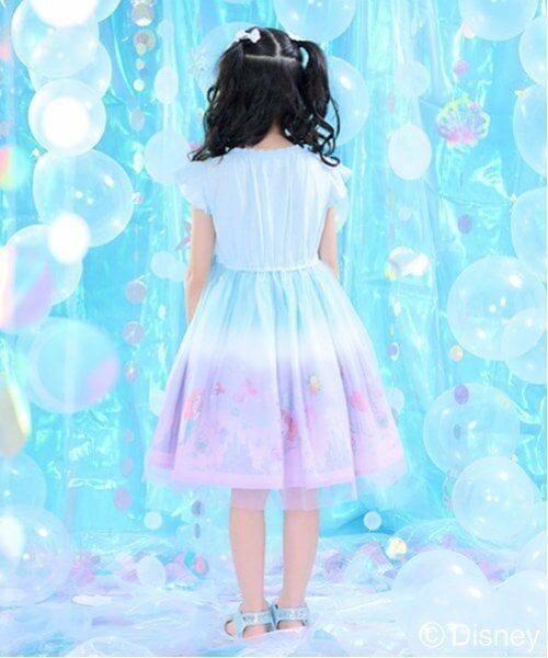 mezzo piano / メゾピアノ ミニ丈・ひざ丈ワンピース | 【Disneyアリエル】なりきりワンピース | 詳細16