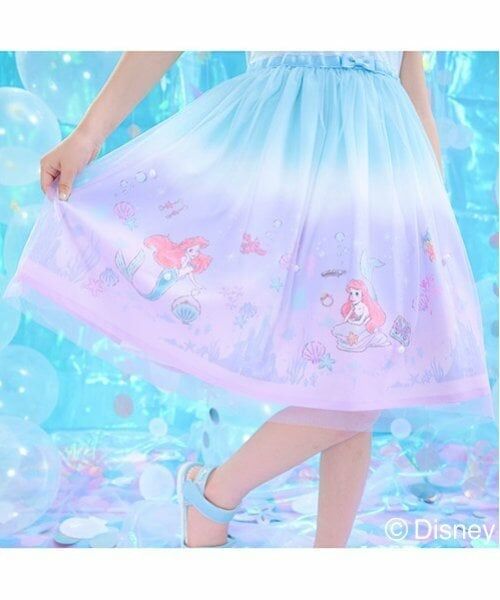mezzo piano / メゾピアノ ミニ丈・ひざ丈ワンピース | 【Disneyアリエル】なりきりワンピース | 詳細18