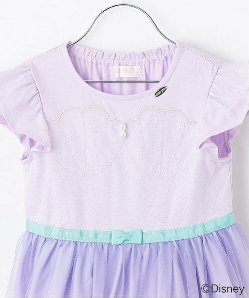 mezzo piano / メゾピアノ ミニ丈・ひざ丈ワンピース | 【Disneyアリエル】なりきりワンピース | 詳細2