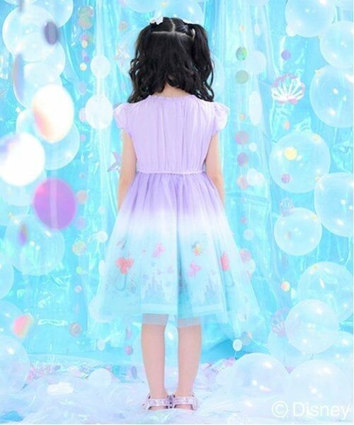 mezzo piano / メゾピアノ ミニ丈・ひざ丈ワンピース | 【Disneyアリエル】なりきりワンピース | 詳細20