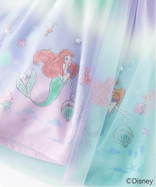 mezzo piano / メゾピアノ ミニ丈・ひざ丈ワンピース | 【Disneyアリエル】なりきりワンピース | 詳細7