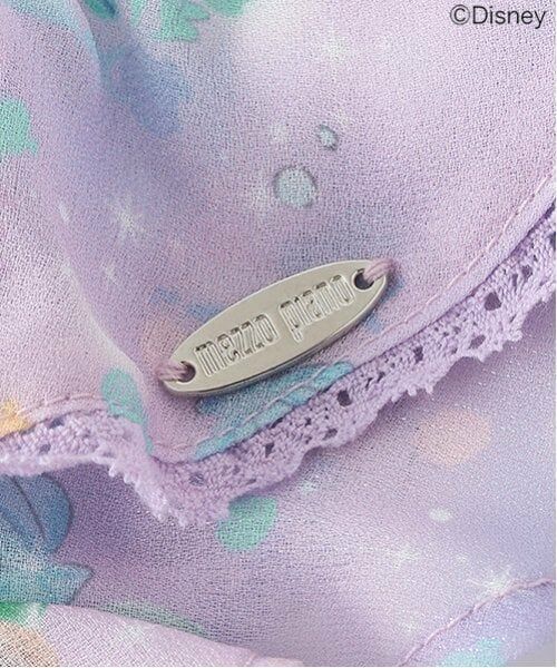 mezzo piano / メゾピアノ ミニ丈・ひざ丈ワンピース | 【Disneyアリエル】総柄ワンピース | 詳細6