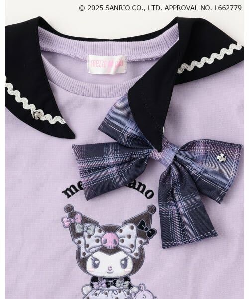 mezzo piano / メゾピアノ ミニ丈・ひざ丈ワンピース | 【マイメロディ/クロミ】裾プリーツ　2wayセーラーワンピース | 詳細10