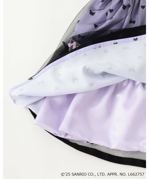 mezzo piano / メゾピアノ ミニ丈・ひざ丈ワンピース | 【マイメロディ/クロミ】テレコTシャツ＆ワンピースSET | 詳細10