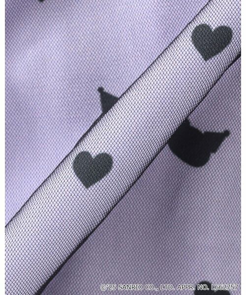 mezzo piano / メゾピアノ ミニ丈・ひざ丈ワンピース | 【マイメロディ/クロミ】テレコTシャツ＆ワンピースSET | 詳細12