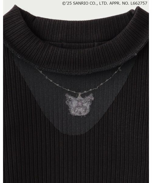 mezzo piano / メゾピアノ ミニ丈・ひざ丈ワンピース | 【マイメロディ/クロミ】テレコTシャツ＆ワンピースSET | 詳細14