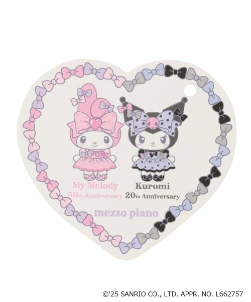 mezzo piano / メゾピアノ ミニ丈・ひざ丈ワンピース | 【マイメロディ/クロミ】テレコTシャツ＆ワンピースSET | 詳細21