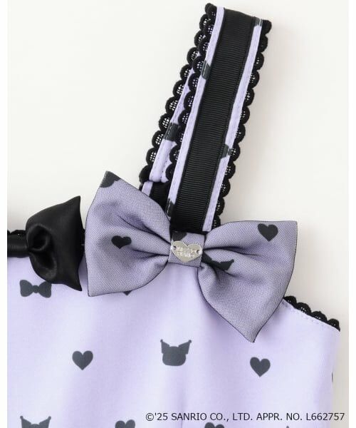 mezzo piano / メゾピアノ ミニ丈・ひざ丈ワンピース | 【マイメロディ/クロミ】テレコTシャツ＆ワンピースSET | 詳細4