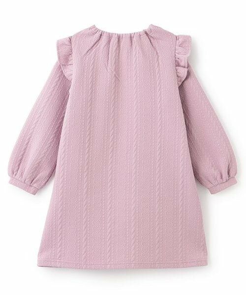 mezzo piano / メゾピアノ ミニ丈・ひざ丈ワンピース | ★キルトジャガード　ハートポシェット風ワンピース | 詳細1