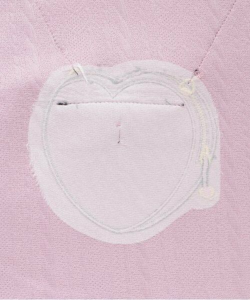 mezzo piano / メゾピアノ ミニ丈・ひざ丈ワンピース | ★キルトジャガード　ハートポシェット風ワンピース | 詳細6