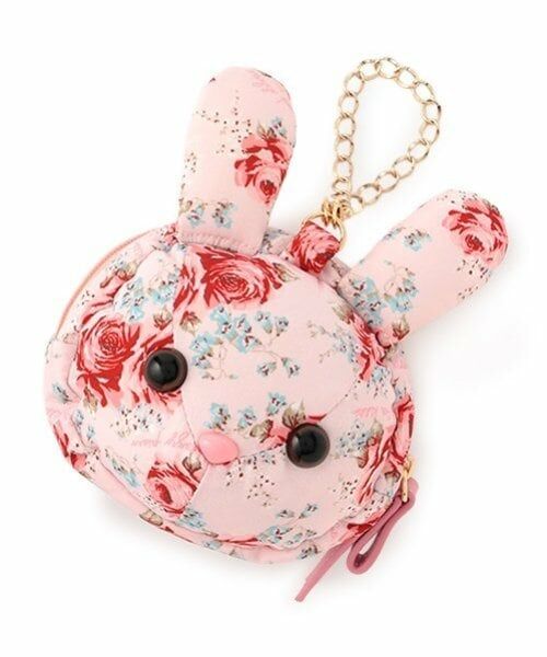 mezzo piano / メゾピアノ チャーム | 【Cath Kidston】ウサギ型ミニポーチチャーム（ライト ピンク）