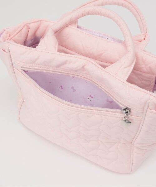 mezzo piano / メゾピアノ ママバッグ・収納ポーチ | 【メゾピアノママ】ウサギアップリケ2wayトートバッグ | 詳細8