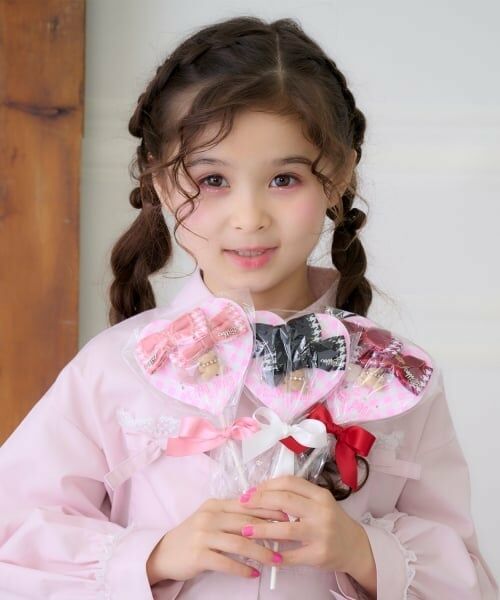 mezzo piano / メゾピアノ ヘアゴム・シュシュ | キャンディラッピング クマ ヘアアクセサリーセット | 詳細8