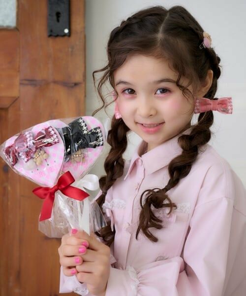 mezzo piano / メゾピアノ ヘアゴム・シュシュ | キャンディラッピング クマ ヘアアクセサリーセット | 詳細9