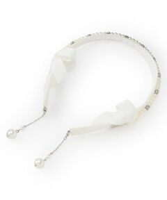 mezzo piano / メゾピアノ カチューシャ・カチューム・その他 | チャームつき　パールカチューシャ