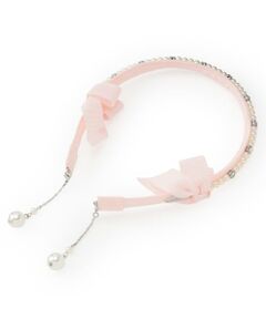 mezzo piano / メゾピアノ カチューシャ・カチューム・その他 | チャームつき　パールカチューシャ