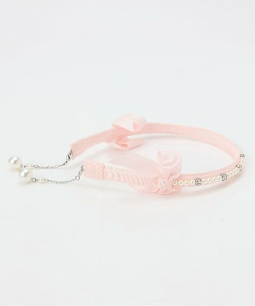 mezzo piano / メゾピアノ カチューシャ・カチューム・その他 | チャームつき　パールカチューシャ | 詳細1