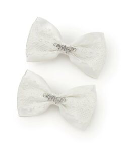 mezzo piano / メゾピアノ ヘアピン | ミニリボン　ヘアクリップ2個セット